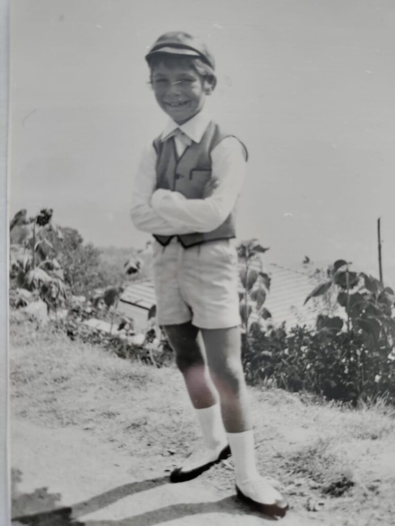 Reynald Vito Grattagliano as a child in Provence